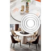 Đế bàn xoay tròn hợp kim nhôm chất lượng được thiết kế để sử dụng ổn định trên bàn