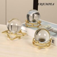 Đế bóng pha lê URJUMPEA, Giá đỡ quả cầu thủy tinh thủ công hình dạng hình học, Đạo cụ chụp ảnh sáng tạo Giá đỡ bóng pha lê hợp kim Trang trí nhà cửa
