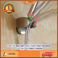 Đế cài sen tắm điều chỉnh góc, giá đỡ vòi hoa sen, giá treo vòi hoa sen