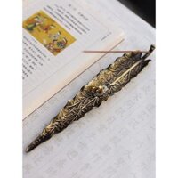 Đế cắm nhang trầm lá nhọn - CN13 xanh rêu