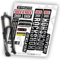 Đề Can Dán Trang Trí Xe Đạp Hình Fork ROCKSHOX REVELATION klaten