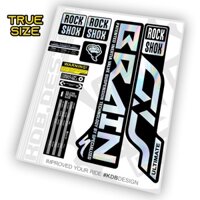 Đề Can Dán Trang Trí Xe Đạp Bằng Lụa Dầu ROCKSHOX SID BRAIN Hollygram