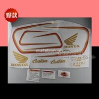 Đề can xe máy Honda CB400 CB400SS decal xe dán bạc thay đổi rất đẹp
