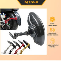 Dè chắn bùn cacbon CNC hàng loại 1_Chắn bùn vân cacbon dùng cho xe điện xmen,133,Nijia,Cap A