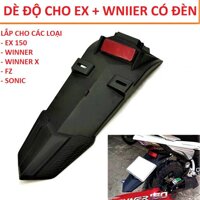 DÈ CHẮN BÙN ĐỘ CÓ ĐÈN CHO EX 150  WINNER - ĐỒ CHƠI XE MÁY - DE CHAN BUN