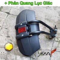 DÈ CHẮN BÙN ĐỘ KIỂU MÔ TÔ CHO XE MÁY-TẶNG PHẢN QUANG LỤC GIÁC