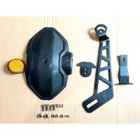 DÈ CHẮN BÙN MỚI CHO XE MÁY PG1 - PAT SẮT ĐEN