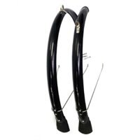 Dè chắn bùn xe đạp touring, city bánh 700c nhựa dẻo, vè xe full