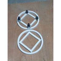 Đế chậu cây có bánh xe cao su, kệ tròn có bánh xe Đk 30cm