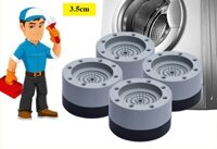 Đế Chống Rung Lắc, Chống Ồn Máy Giặt - Chân Kê Dùng Cho Mọi Loại Máy Giặt, Bàn Ghế, Mát Lọc Nước - combo 4 chân kê 3.5cm