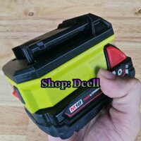 Đế Chuyển Pin Milwaukee Cho Máy Ingco Total 18v In 3D Nhựa Chịu Lực Siêu Bền - milwaukee Sang Ingco Total