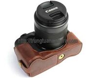 Đế da half-case máy ảnh Canon EOS M3