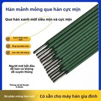 Dễ dàng cho người mới bắt đầu sử dụng, que hàn cực mịn, que hàn xanh da cho gia đình, que hàn ống thép mạ kẽm, que hàn sắt, vũ khí hàn sắt mỏng