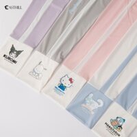 Dễ DÀNG Hello Kitty Kuromi Tay Tay Áo Thể Thao Chống Nắng UV Bảo Vệ Tay Nữ Dễ Thương Làm Mát Chạy Câu Cá Đi Xe Đạp Trượt Tuyết Mangas