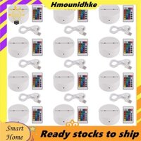 Đế đèn LED ban đêm 12 gói 3D + Điều khiển từ xa + Cáp USB, Giá đỡ hiển thị ánh sáng 16 màu cho màu trắng Acrylic