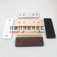 Đế đèn tường, đèn chùm ăn uống, lối đi, quầy bar, tấm Trần, khung Đĩa vuông dài, phụ kiện chiếu sáng DIY