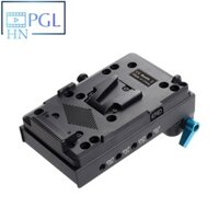 Đế điện V-mount cấp nguồn DC - DTAP - USB Cho máy quay phim ( Đế Pin V )Đế pin V-mount đũa 15