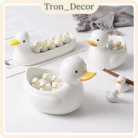 Đế Đũa Vịt Đáng Yêu Làm Bằng Sứ Chọn Lọc Được làm bằng đất sét gác đũa đáng yêu, trang trí phòng ăn nhiều mẫu