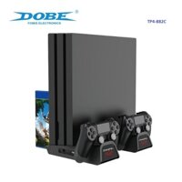 Đế Đứng Tản Nhiệt Sạc Tay Cầm Khe Đựng Đĩa Cho PS4 Pro/Slim/Fat
