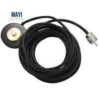 Đế gắn từ tính Tc-M55 2,16 Inch Nmo (Trong nhà) Với cáp đồng trục 5M (16.4Ft) Rg58 -259 phích cắm cho tất cả các Ăng-ten Hf / Vhf / Uhf Nmo