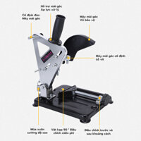 ĐẾ GANG .Chân Đế máy cắt bàn dùng cho máy cắt cầm tay TS-125/115.loại có thước đo góc 45 độ