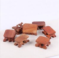 Đế Gỗ Cẩm Lai Chậm Khắc Trang Trí Tượng Bình hoa