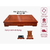 Đế gỗ hương để bàn thờ ông địa thần tài nhiều kích thước
