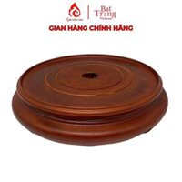 Đế gỗ hương liền khối đế kê bát hương cao cấp đồ thờ Bát Tràng chính hãng gốm Thiên Long 230822