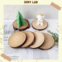 Đế Gỗ Lót Nến Thơm, Lót Ly, Phụ Kiện Decor - Dory Lab - 8 - 9cm