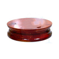 Đế gỗ tròn - Đế gỗ đặt bình ngâm cao cấp / đế bình ngâm / đế gỗ 20cm