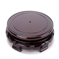 Đế Gỗ Tròn Lót Bình Hoa / Cây Bonsai / Máy Điều Hòa Không Khí Trang Trí Bể Cá