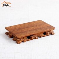 Đế Gỗ Tượng Phật Đế Đá Ấm Trà Khắc Bình Đế