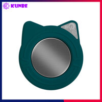 Đế Hâm Nóng Giữ Ấm Đồ Uống Hình Tai Mèo KUNBE Hâm Nóng Cà Phê Trà Sữa cho Bé Làm Nóng Đồ Uống Nhanh Chóng Tiện Lợi - xanh
