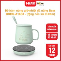 Đế hâm nóng giữ nhiệt Bear DRBD-A16B1, tặng kèm cốc sứ dung tích 0.5L (Bảo hành chính hãng 12 tháng) – T Mart