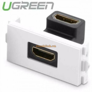 Đế HDMI âm tường bẻ góc 90 độ Ugreen 20318