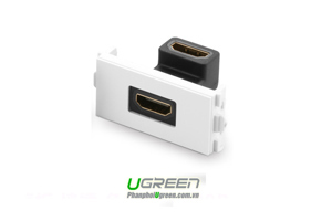 Đế HDMI âm tường bẻ góc 90 độ Ugreen 20318