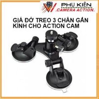 Đế hít kính xoay 360 độ gắn GoPro Hero lên kính xe hơi kính ô tô gắn camera gopro dji action cam