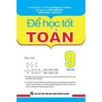 Để Học Tốt Toán 9 Tập 2 Phiên Bản Mới Nhất - KV