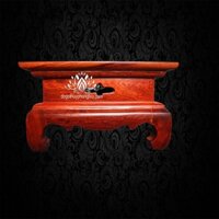 Đế Kê Đồ Cao 16cm Trang Trí Gỗ Hương-Đế Kê Tượng,Chân Loa,Chậu Cảnh