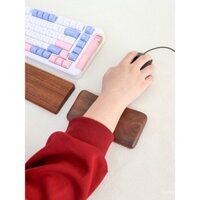 Đế kê tay chuột bằng gỗ óc chó đen, đế kê tay chuột bằng gỗ nguyên khối, đế chơi game, đế kê tay bàn phím cơ, đế kê tay, đế kê tay