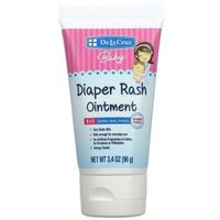 De La Cruz, Kem Ngăn Ngừa Hăm Tã Cho Bé, De la Cruz Baby Diaper Rash Ointment, Maximum Strength, 96g (Nội địa Mĩ)