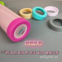 Đế lót cốc silicone cách nhiệt, bảo vệ đế cốc, giá đỡ cốc đa kích thước, chống trượt, chống mài mòn, đế silicone cho cốc nước