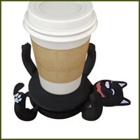 Đế Lót Ly Mèo Vui Cốc Giữ Cốc Cuddler Đồ Uống Dễ Thương Thiết Bị Cốc Nước Khay Để Bàn Bảo Vệ Sinh Nhật tongvn