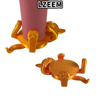 Đế lót ly trà LZEEM, có chân đế có thể nâng lên, Giá đỡ cốc in hình mèo may mắn trong lớp học