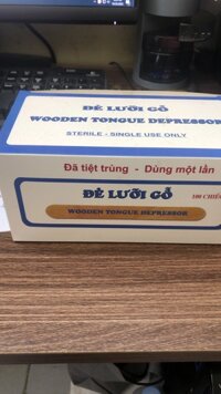 Đè lưỡi gỗ tiệt trùng An Phú (Hộp=100 que)