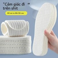 Đế Mềm Giảm Chấn Cho Nam Và Nữ Thoáng Khí Hút Mồ Hôi Thoải Mái Tập Luyện Thể Thao Miếng Lót Giày Mùa Hè Dày