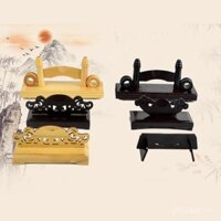 Đế quạt gấp, giá đỡ quạt bằng gỗ, phụ kiện quạt cho nam và nữ, nhà sản xuất giá đỡ quạt bán buôn