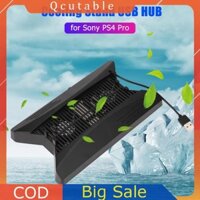 Đế quạt làm mát đứng dọc w / 3 SB HUB cho bảng điều khiển Playstation PS4 Pro