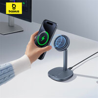 Đế Sạc Đứng Không Dây Baseus Orbit 2 Pro Air-Cooled 2-in-1 Qi2 20W