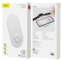 ĐẾ SẠC KHÔNG DÂY BASEUS SMART 2IN1 WIRELESS CHARGER WX2IN1-02